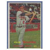 High Grade 1957 Topps #188 Felix Mantillo Braves