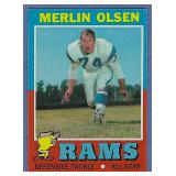 Nice 1971 Topps #125 Merlin Olsen Los Angeles Rams