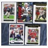 High Grade Lot Of (5) Tom Brady Football Cards
