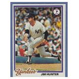 Sharp 1978 Topps #460 Jim Catfish Hunter Yankees
