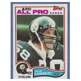 1982 Topps #213 Jack Lambert Pittsburgh Steelers