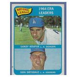 1965 Topps #8 ERA Ldrs Sandy Koufax Don Drysdale