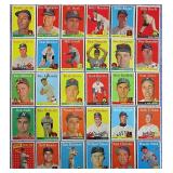 Lot Of (30) Different 1958 Topps Baseball Cards
