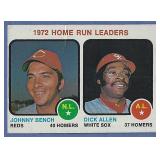 1973 Topps #62 HR Leaders Johnny Bench