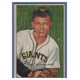 1952 Bowman #110 Max Lanier New York Giants
