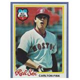Sharp 1978 Topps #270 Carlton Fisk Boston Red Sox