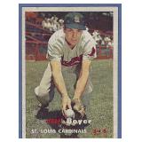 High Grade 1957 Topps #122 Ken Boyer Cardinals