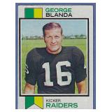 1973 Topps #25 George Blanda Oakland Raiders