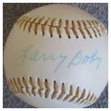 Larry Doby Signed Jackie Robinson Baseball Indians