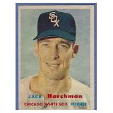 High Grade 1957 Topps #152 Jack Harshman White Sox