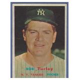 Sharp 1957 Topps #264 Bob Turley New York Yankees