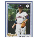 Sharp 1978 Topps #686 Gaylord Perry Texas Rangers