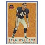 1959 Topps #159 Stan Wallace Chicago Bears