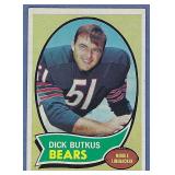 1970 Topps #190 Dick Butkus Chicago Bears