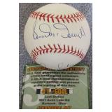 1965 Indians Starting Pitchers Signed Baseball (5)