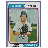 Sharp 1974 Topps #451 Tommy John LA Dodgers