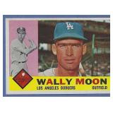 High Grade 1960 Topps #5 Wally Moon LA Dodgers