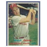 Nice 1957 Topps #174 Willie Jones Phillies