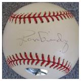 Ron Guidry Signed OML Baseball New York Yankees