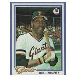 Sharp 1978 Topps #34 Willie McCovey SF Giants