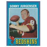 1971 Topps #50 Sonny Jurgensen Washington Redskins