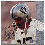 Signed Fred Biletnikoff 8x10 Photo w/ Auto Ticket