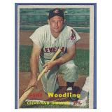 High Grade 1957 Topps #172 Gene Woodling Indians