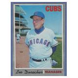 Sharp 1970 Topps #291 Leo Durocher Chicago Cubs