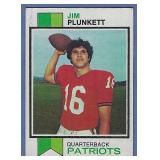 1973 Topps #355 Jim Plunkett 2nd Yr NE Patriots