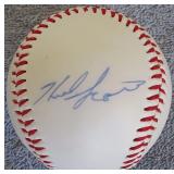 Herb Score Signed Baseball Cleveland Indians