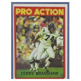 Nice 1972 Topps 120 Terry Bradshaw 2nd Yr Steelers