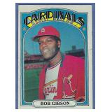 Sharp 1972 Topps 130 Bob Gibson St Louis Cardinals
