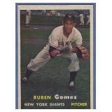 High Grade 1957 Topps #58 Ruben Gomez NY Giants