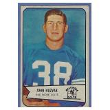 1954 Bowman #2 John Huzvar Baltimore Colts