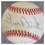 Len Barker Signed 'Perfect Game' OAL Baseball