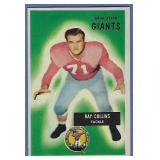 High Grade 1955 Bowman #41 Ray Collins NY Giants
