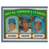 Sharp 1972 Topps #95 K Ldrs Tom Seaver Fergie