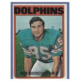 1972 Topps #43 Nick Buoniconti Miami Dolphins