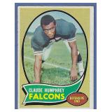 1970 Topps #156 Claude Humphrey RC Atlanta Falcons