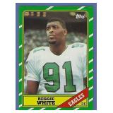 High Grade 1986 Topps #275 Reggie White RC Eagles
