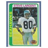 Nice 1978 Topps 443 Steve Largent Seattle Seahawks