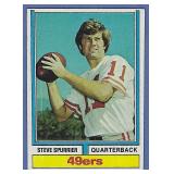 1974 Topps #215 Steve Spurrier San Francisco 49ers