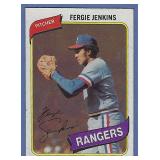 1980 Topps #390 Fergie Jenkins Texas Rangers