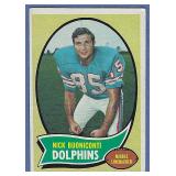 1970 Topps #244 Nick Buoniconti Miami Dolphins