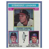 1976 Topps #204 K Ldrs Bert Blyleven Gaylord Perry