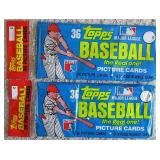 Lot Of (2) 1981 Topps Baseball Rack Packs