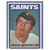 Nice 1972 Topps #55 Archie Manning RC NO Saints