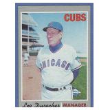 Sharp 1970 Topps #291 Leo Durocher Chicago Cubs