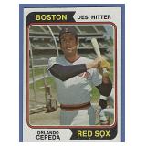 Sharp 1973 Topps #83 Orlando Cepeda Red Sox