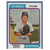 Nice 1974 Topps #451 Tommy John LA Dodgers